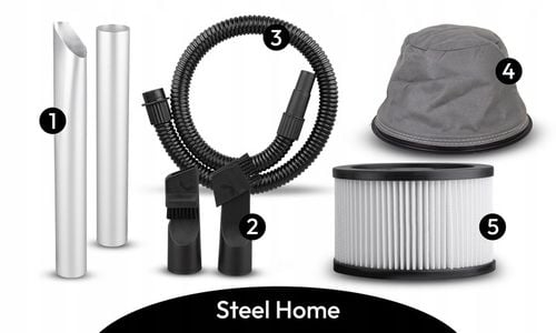 ODKURZACZ PRZEMYSŁOWY DO POPIOŁU PIECA KOMINKA 20L HEPA 2200W + na Arena.pl