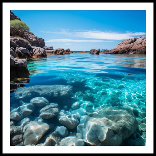 Plakat 80x80cm Krystaliczna Woda na Arena.pl