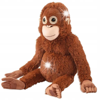 MEGA MASKOTKA MAŁPA ORANGUTAN PRZYTULANKA MAŁPKA XXL MIĘKKA RĘCE NOGI RZEPY