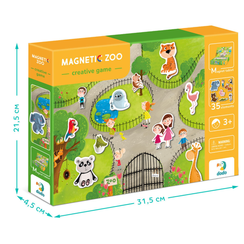 Gra Edukacyjna Magnetyczna Zoo Dla Dzieci 200207 na Arena.pl