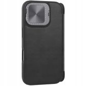 ETUI NILLKIN QIN PROP LEATHER CASE DO APPLE IPHONE 16 CZARNE