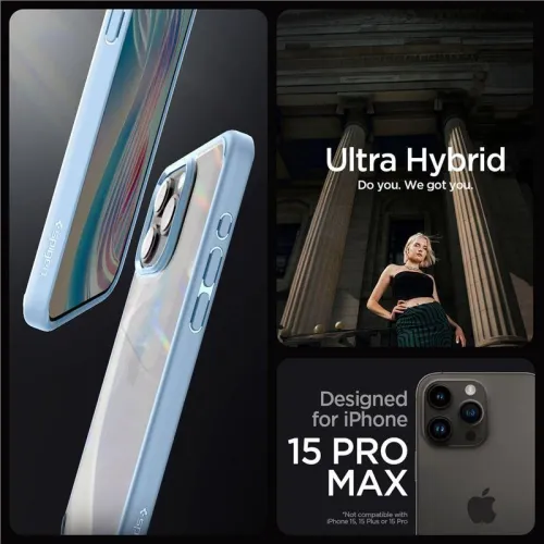etui spigen crystal hybrid na iphone 15 pro max na Arena.pl
