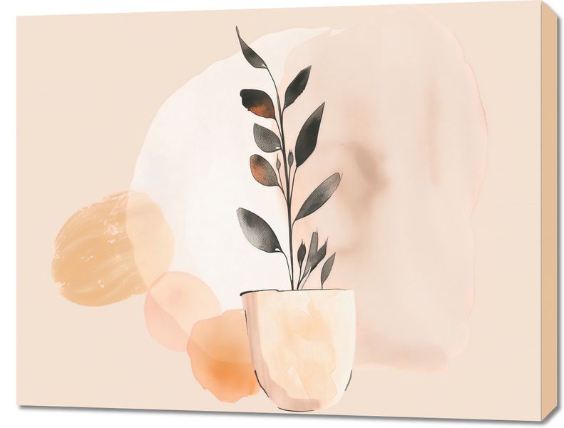 Obraz 90x70cm Doniczkowy Kolor zdjęcie 1