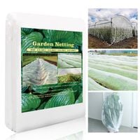 Siatka Ochronna na Rośliny Warzywa 2,5x3 m Poliester Biała Przeciw Owadom