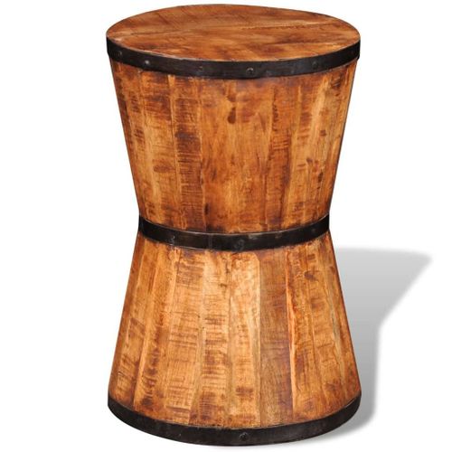 Taboret Klepsydra, Surowe Drewno Mango na Arena.pl