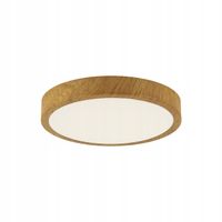 Plafon LED 18W Struhm ATUT dąb/biały Ø28cm neutralna barwa IP44