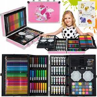 ZESTAW DO MALOWANIA RYSOWANIA ARTYSTYCZNY WALIZKA DLA DZIECI PREZENT GRATIS