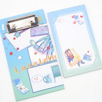 Podkładka z klipsem z karteczkami motyw koreański