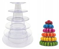 Stelaż Patera na Makaroniki 6 pięter Wielopoziomowa Stojąca Wieża