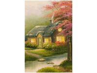 40X60CM WIECZOREM STRUMYKIEM OBRAZ