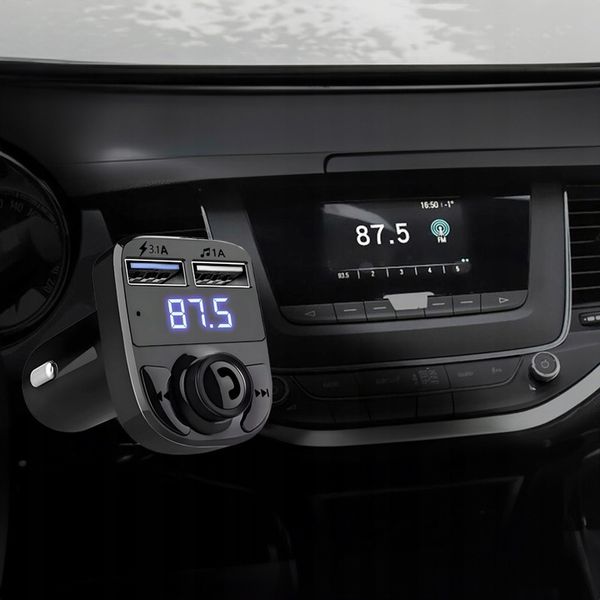 TRANSMITER BLUETOOTH FM MP3 ŁADOWARKA ODTWARZACZ TRANSMITER BT AUDIO zdjęcie 11