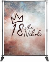 TŁO FOTOGRAFICZNE ścianka 18 25 30 urodziny imię