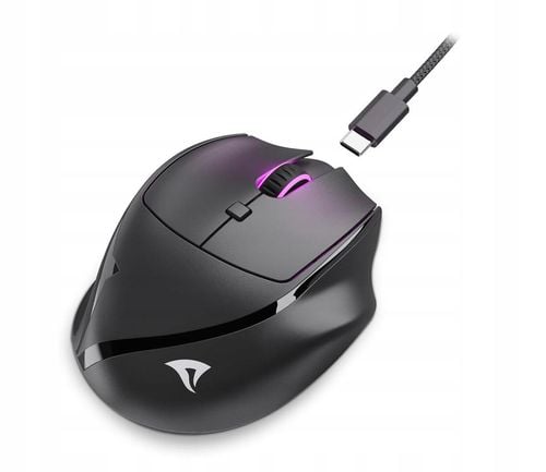 Myszka Sharkoon OfficePal M25W czarna na Arena.pl