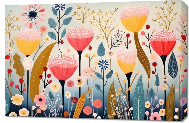 Obraz 90x60cm Ogród Marzeń zdjęcie 1