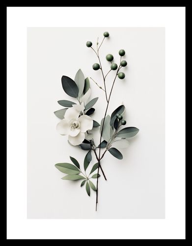 Plakat 20,5x28,4cm Papierowy Kwiat na Arena.pl