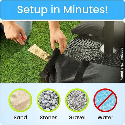 2x Worki z piaskiem do napełniania na zewnątrz Odporne na warunki na Arena.pl