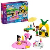 LEGO Friends 42658 Impreza na basenie z jednorożcem i flamingiem klocki 5+