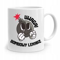 Kubek Prezent Dla Doktora Lekarza Bombowy Lekarz Z Nadrukiem Ze Zdjęciem