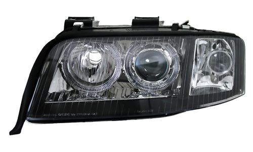 Lampy Reflektory AUDI A6 C5 1997 - 2001 DEPO Soczewki ŻARÓWKI H7 Gratis na Arena.pl
