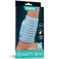 vibrating wave knights ring (blue)