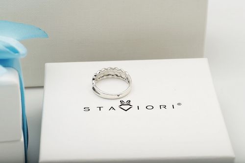 Srebrny pierścionek PDM5528 - Markazyty na Arena.pl