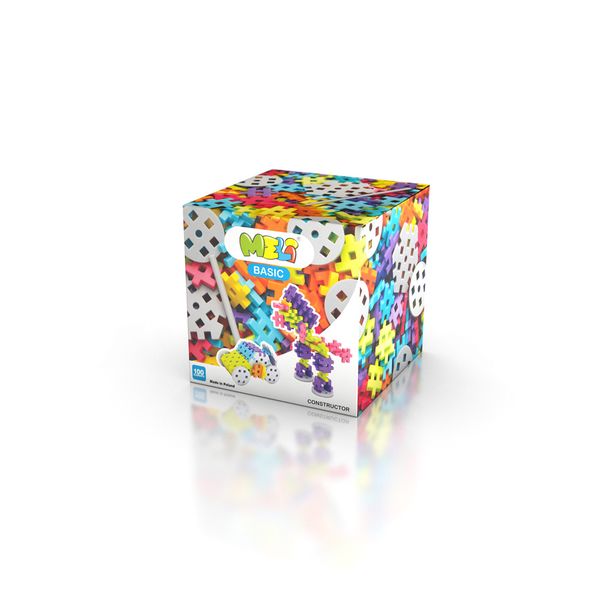 klocki konstrukcyjne Meli Basic Constructor 100 szt. zdjęcie 1