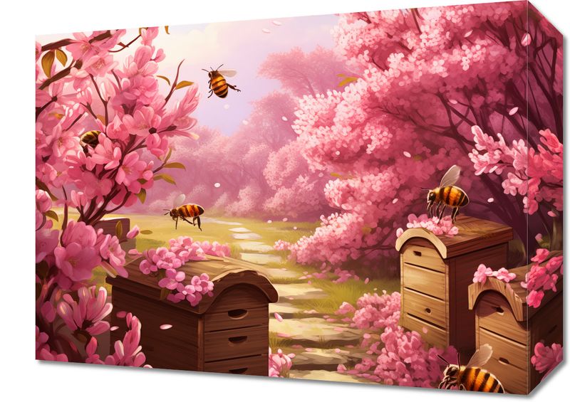 Obraz 40x30cm Życie w Ulach zdjęcie 1