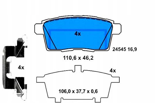 KLOCKI HAM TYL MAZDA CX-7 07- ATE na Arena.pl