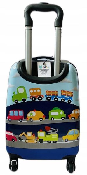 KOPARKA TRAKTOR AUTA WALIZKA DZIECI BAGAŻ + PLECAK zdjęcie 4