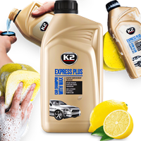 K2 EXPRESS PLUS Szampon samochodowy z woskiem 1L