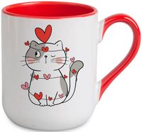 KUBEK PREZENT DLA DZIEWCZYNY ŻONY MĘŻA CHŁOPAKA NA WALENTYNKI URODZINY