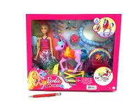 Barbie księżniczka+jednorożec zestaw GTG01 /6