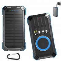 26800 MAH POWER BANK SOLARNY ŁADOWARKA SOLARNA DO TELEFONU PRZENOŚNA