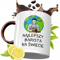 Kubek Bordowy Dla Baristy Na Urodziny Prezent Z Nadrukiem Ze Zdjęciem