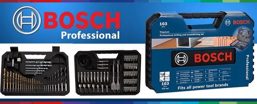 ZESTAW WIERTEŁ BITÓW + WALIZKA BOSCH V-LINE 103 EL na Arena.pl