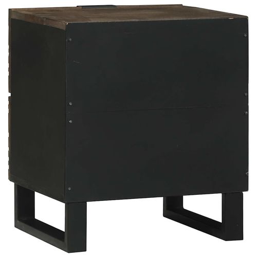 Szafka Nocna z szufladą 2 pcs orzech włoski 40 x 33 x 46 cm na Arena.pl