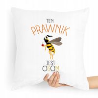 Poduszka Prezent Dla Prawnika Prawnik Jest Osom Z Nadrukiem Ze Zdjęciem