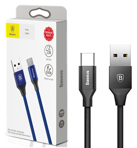KABEL BASEUS 1.2M USB-TYPE C PRZEWÓD 3A JAKOŚĆ na Arena.pl
