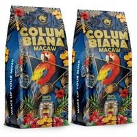 KAWA ZIARNISTA COLUMBIANA MACAW Świeżo Palona 2X1KG -100% ARABICA-BLUE ORCA