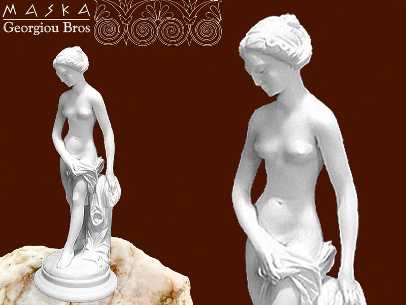 Figura kobiety -alabaster grecki zdjęcie 1