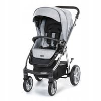 2X Espiro NEXT MELANGE wózek 2w1 Grey 07 żel koła