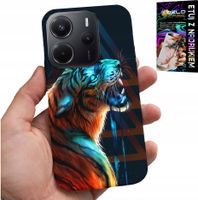 ETUI DO XIAOMI NOTE 14 4G - TYGRYS MĘSKIE WZORY NA OBUDOWĘ, CASE