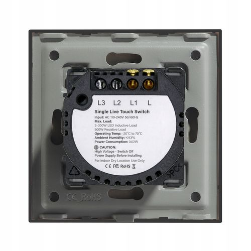 DOTYKOWY WŁĄCZNIK IMPUSLOWY 12-24V MONOSTABILNY WYŁĄCZNIK SZKLANY 1G na Arena.pl