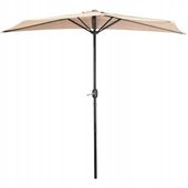 Parasol ogrodowy pół-parasol ścienny na taras 2,7 m beżowy MultiGarden