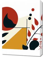 Obraz 50x70cm Ogień i Flora