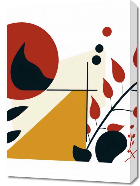 Obraz 50x70cm Ogień i Flora zdjęcie 1