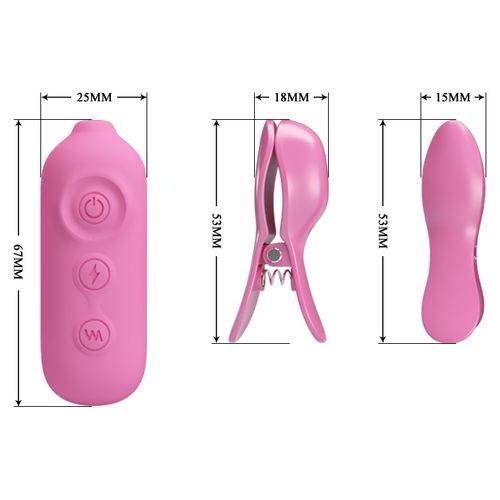 pretty love  nipple clip, 7 vibration functions 3 electric shock functions na Arena.pl