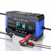 MOCNY INTELIGENTNY PROSTOWNIK ŁADOWARKA DO AKUMULATORA 12V 24V 8A In_Stock