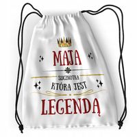 Plecak Dla Mai Sportowy Szkolny Worek Torba Z Nadrukiem Ze Zdjęciem