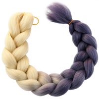 syntetyczne włosy 120 cm gęste ombre wls32